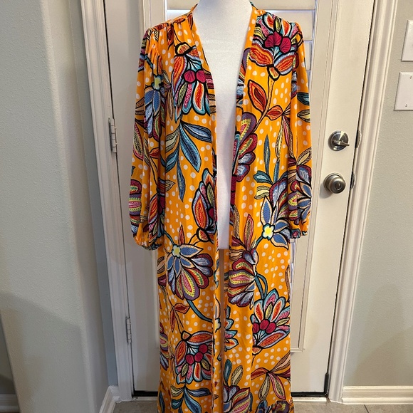 Target Yellow Floral Swim Cover-Up - Picture 2 of 3